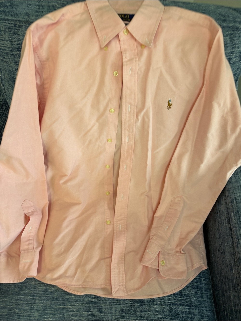 Ralph Lauren Men’s Light Pink Oxford Button-Down Shirt